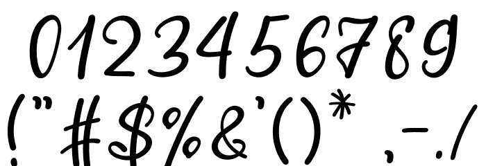 Distant Font OTHER CHARS
