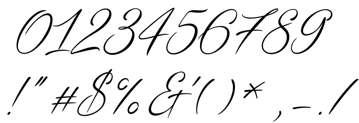 DistantStroke-Medium Font OTHER CHARS