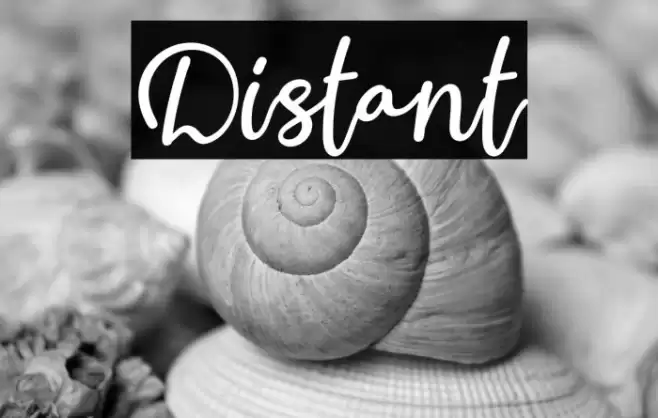 Distant Font examples