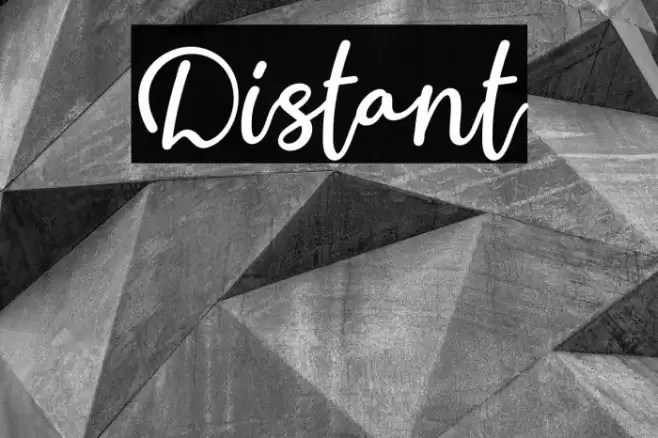 Distant Font examples