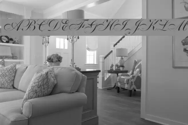 Distemper Font examples