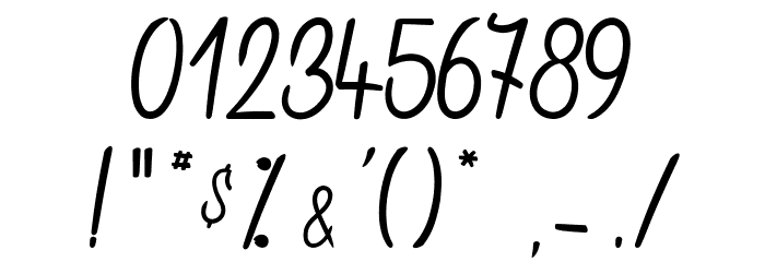 Distillated_PersonalUseOnly Font OTHER CHARS