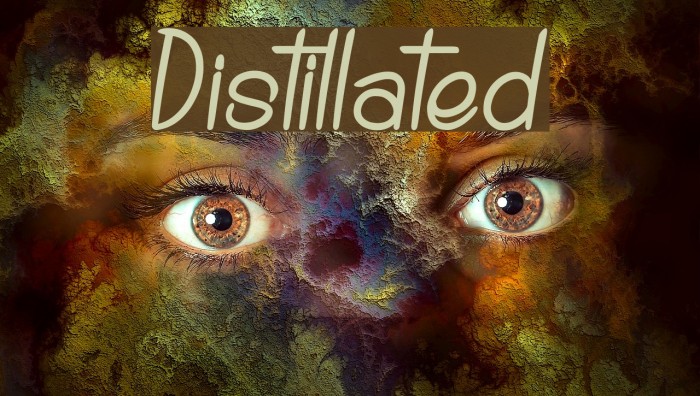 Distillated Font examples