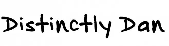 Distinctly Dan  नि: शुल्क फ़ॉन्ट्स डाउनलोड