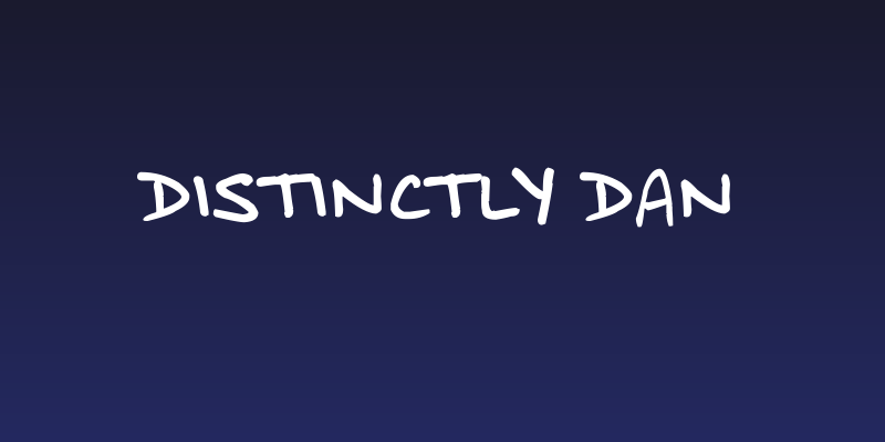 Distinctly Dan Social Header
