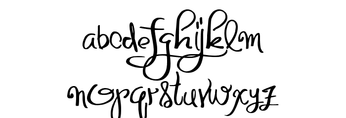Distinguished Font LOWERCASE