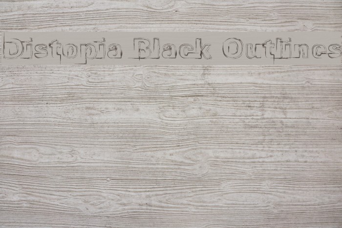Distopia Black Outlines Example 3
