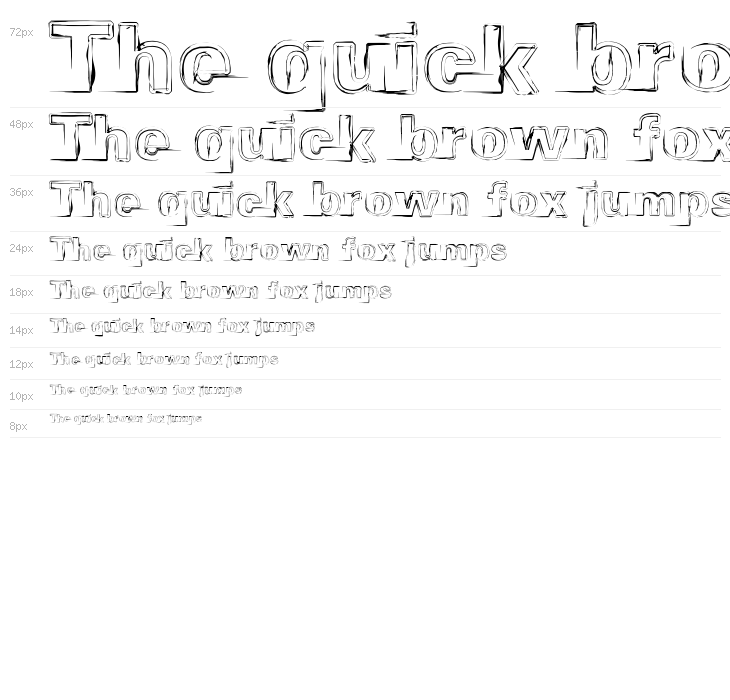 Distopia Black Outlines Waterfall