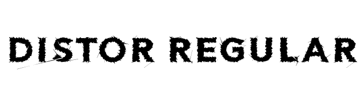 Distor Regular  Free Fonts Download