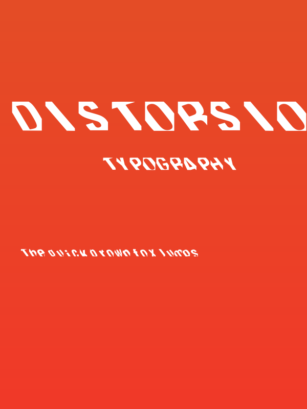 Distorsion Milenio Regular Poster