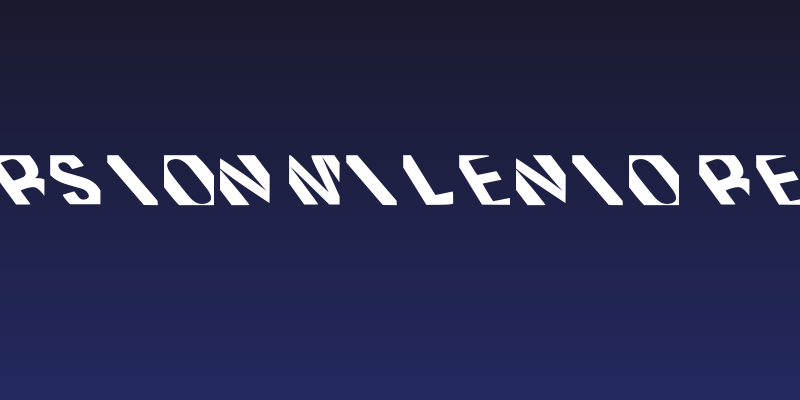Distorsion Milenio Regular Social Header