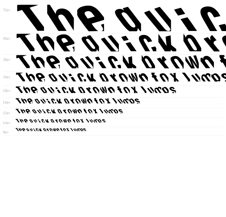 Distorsion Milenio Regular Waterfall