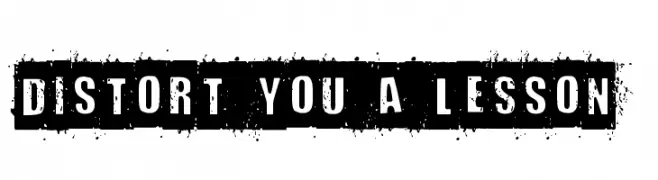 Distort You A Lesson  Frei Schriftart Herunterladen