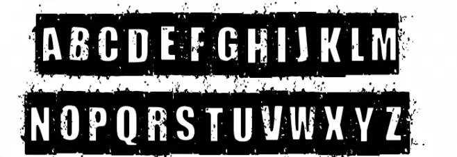 Distort You A Lesson Schriftart Groß