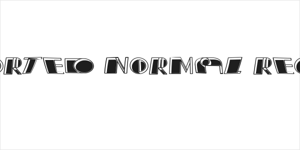 Distorted Normal Regular Logo