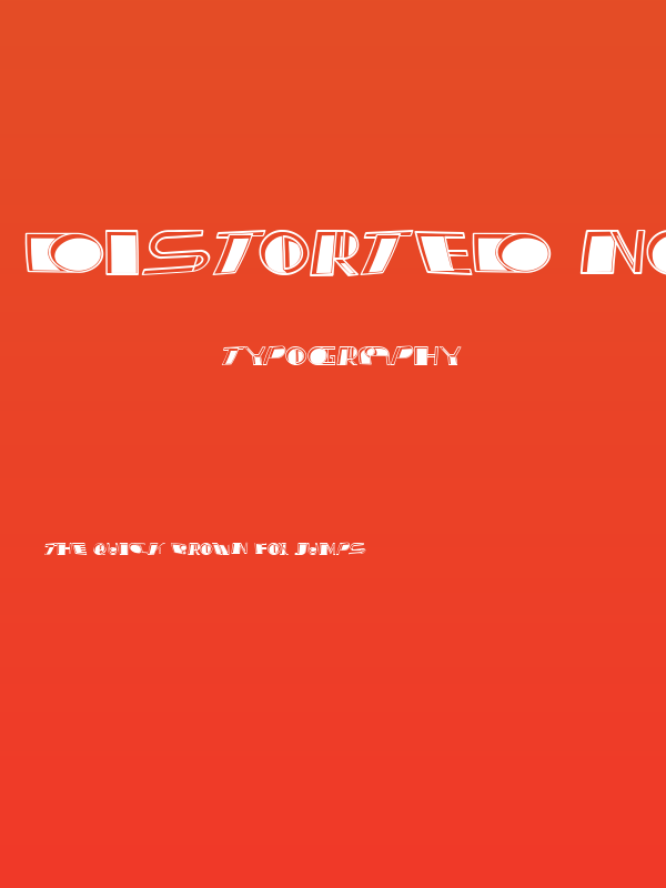 Distorted Normal Regular Poster