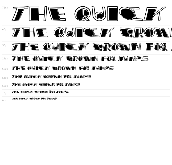 Distorted Normal Regular Waterfall