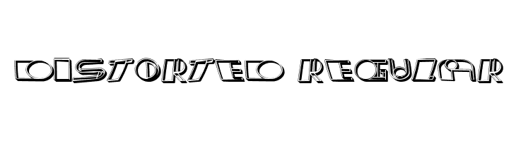 Distorted Regular  免费字体下载