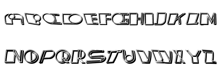 Distorted Regular Font OTHER CHARS