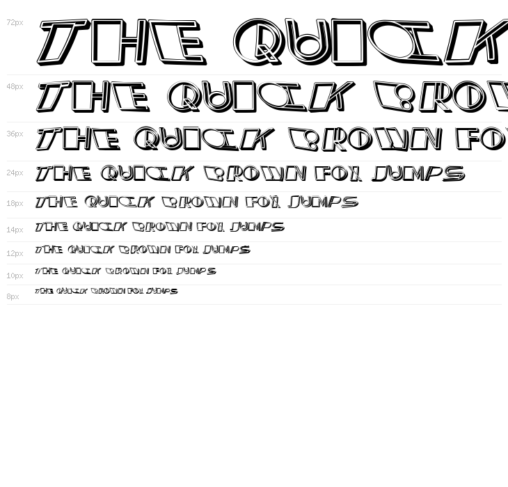 Distorted Regular Waterfall