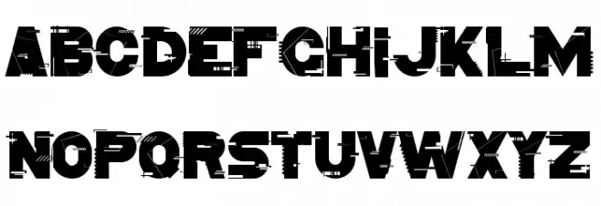 Distorter Demo Font LOWERCASE