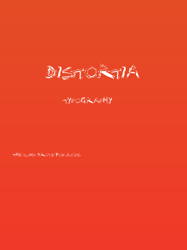 Distortia Poster