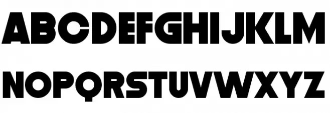 Distortion Dos Digital Schriftart Groß