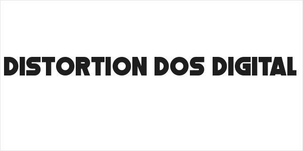 Distortion Dos Digital Logo