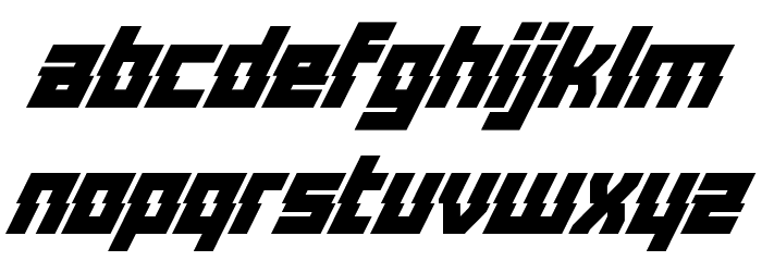 Distortion Of The Brain And Mind Regular Font LOWERCASE