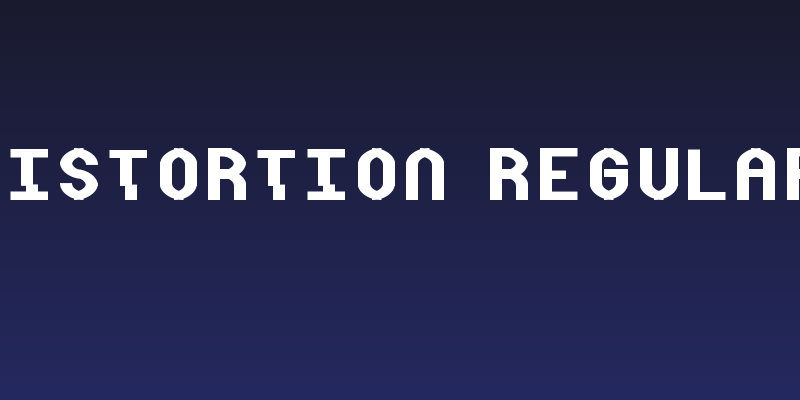 Distortion Regular Social Header
