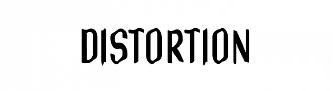 Distortion  Frei Schriftart Herunterladen