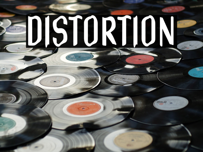 Distortion Font examples