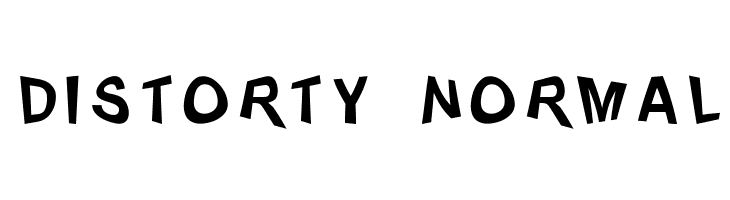 Distorty-Normal  font caratteri gratis