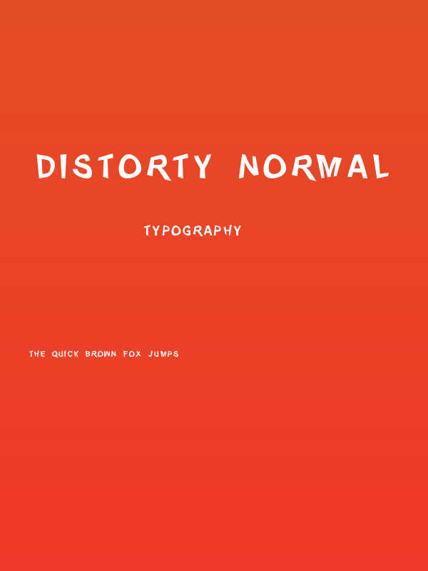 Distorty-Normal Poster
