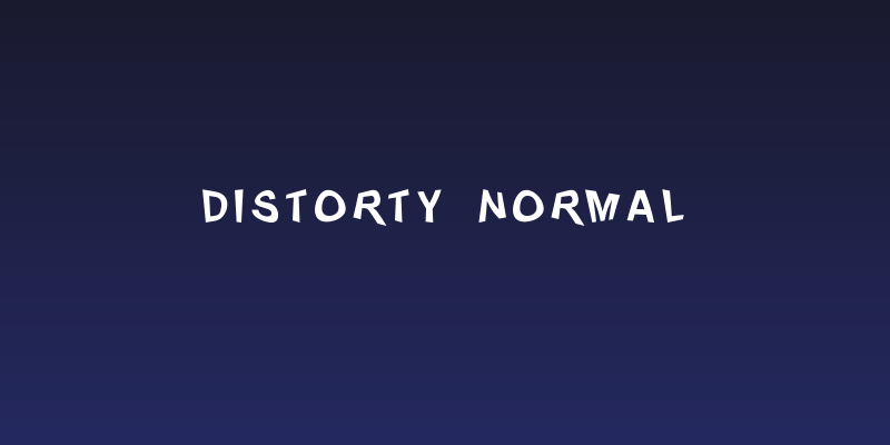 Distorty-Normal Social Header