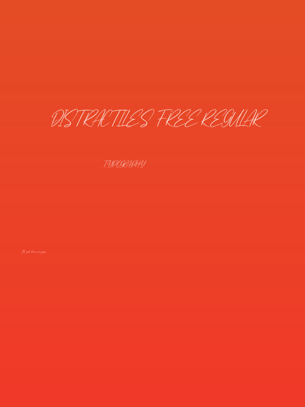 Distractiles Free Regular Poster