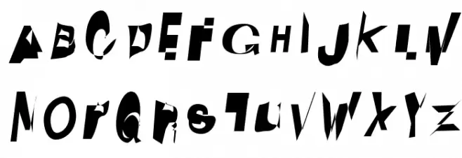 Distraught Italic Polices MAJUSCULES