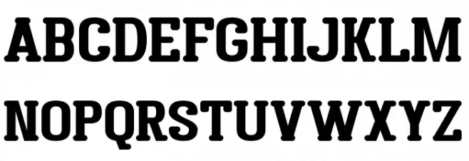 District Four Шрифта ВЕРХНИЙ