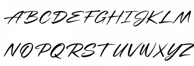 District Street Caratteri MAIUSCOLE