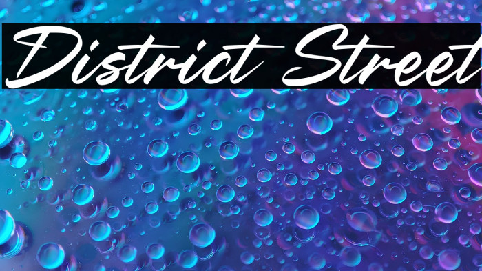 District Street Example 1