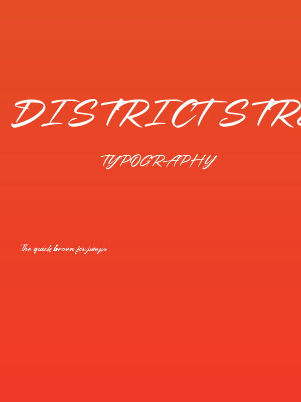 District Street Poster