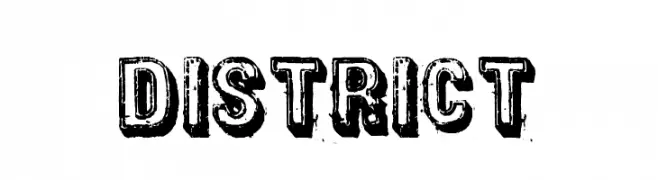 District  font caratteri gratis