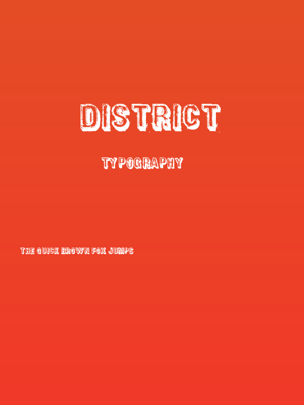 District Poster