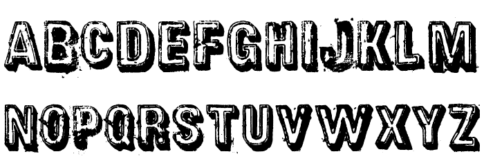 District Font LOWERCASE