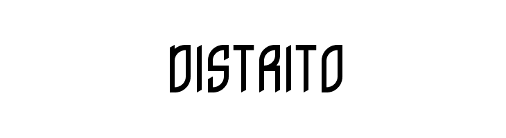 Distrito  font caratteri gratis
