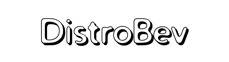 Distro Bev  नि: शुल्क फ़ॉन्ट्स डाउनलोड
