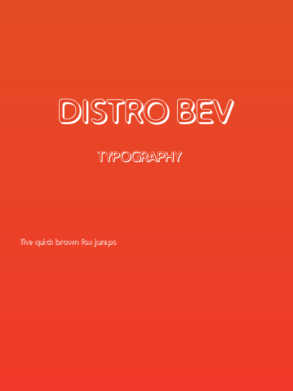 Distro Bev Poster