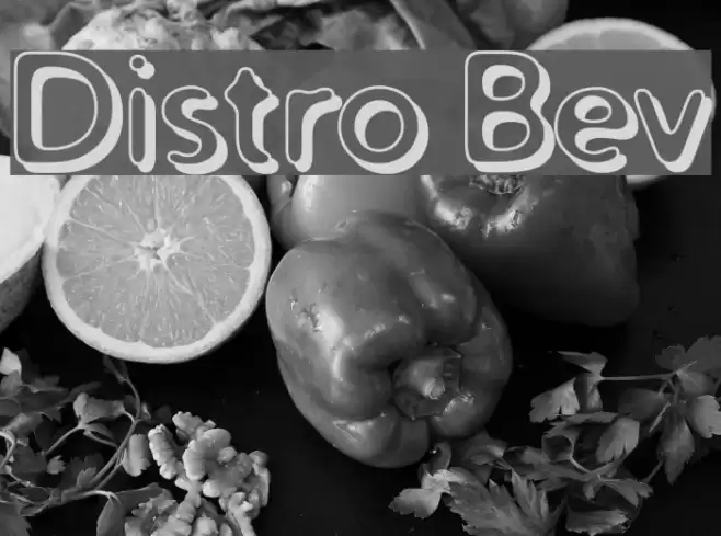 Distro Bev フォント examples