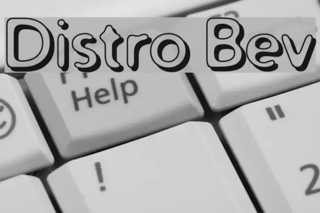 Distro Bev フォント examples