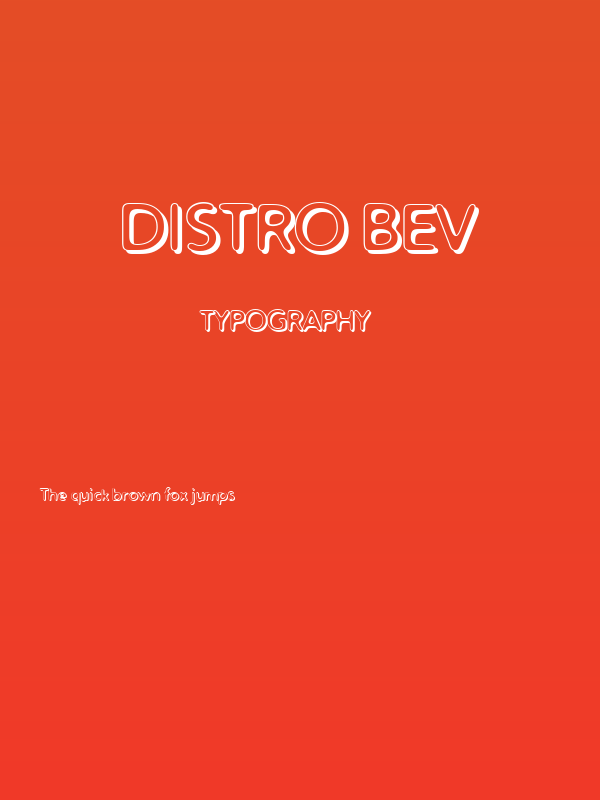 Distro Bev Poster